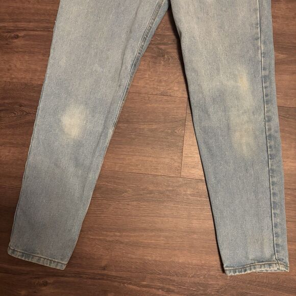 Vintage 90s Joujou High Waisted Acid Washed Straight Leg Jeans Size 9/10 - Picture 3 of 7
